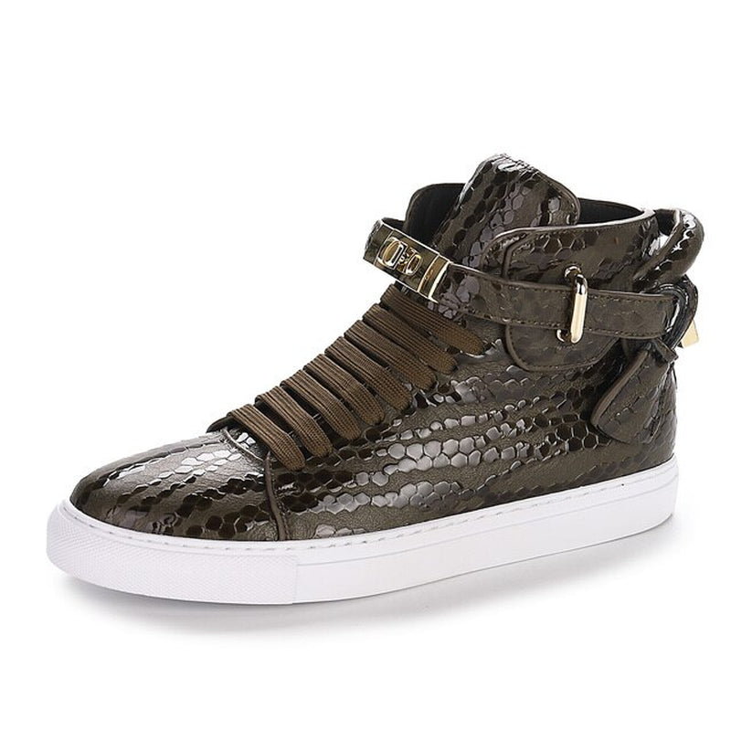 Men's Genuine Lux Leather Sneakers 