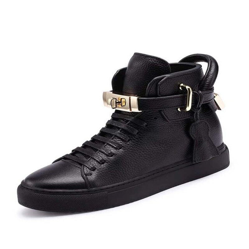 Men's Genuine Lux Leather Sneakers 