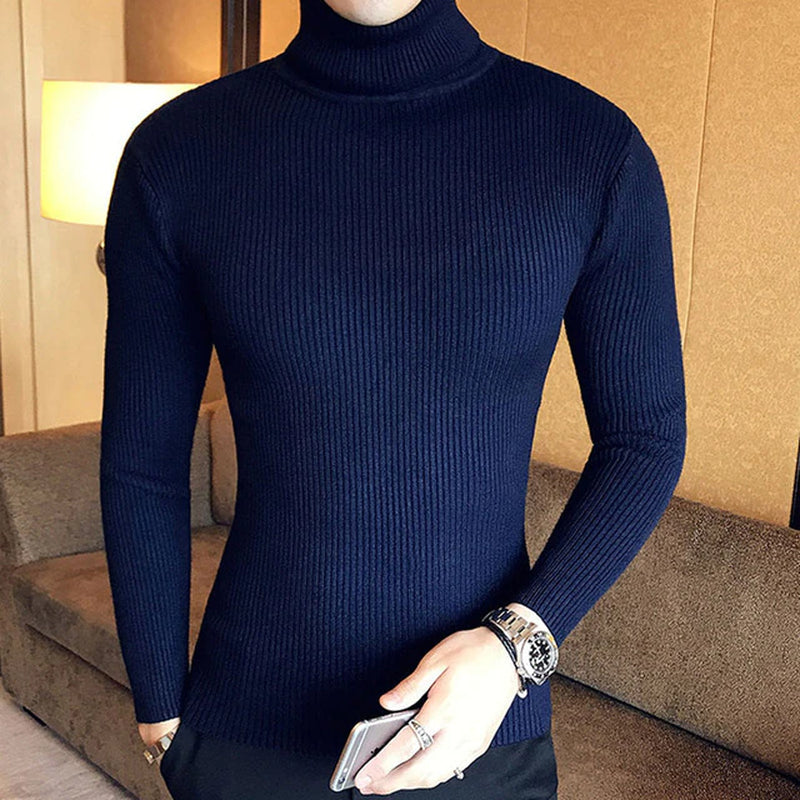 New Fashion Knitted Turtleneck Sweater 