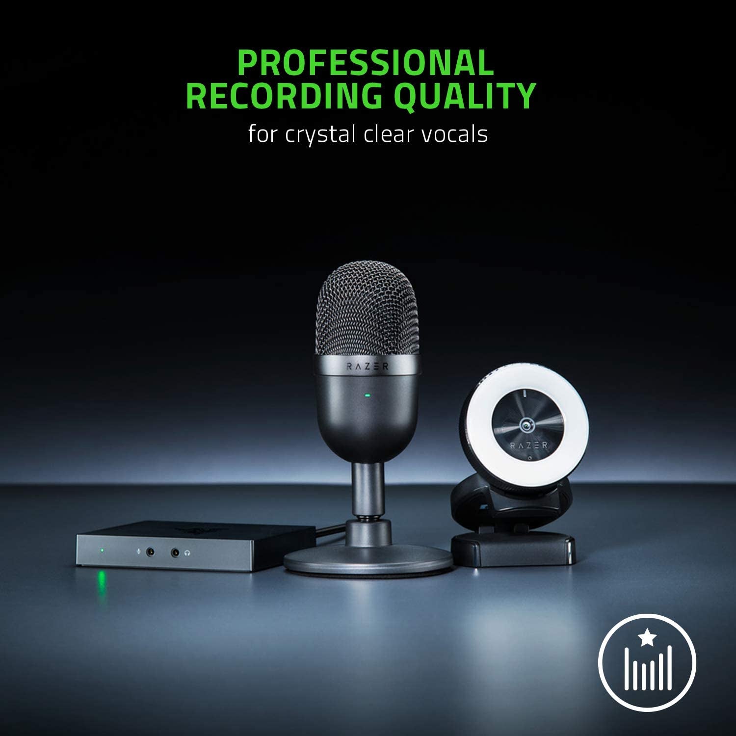 Seiren Mini USB Microphone - Professional Recording Quality for Podcast and Gaming