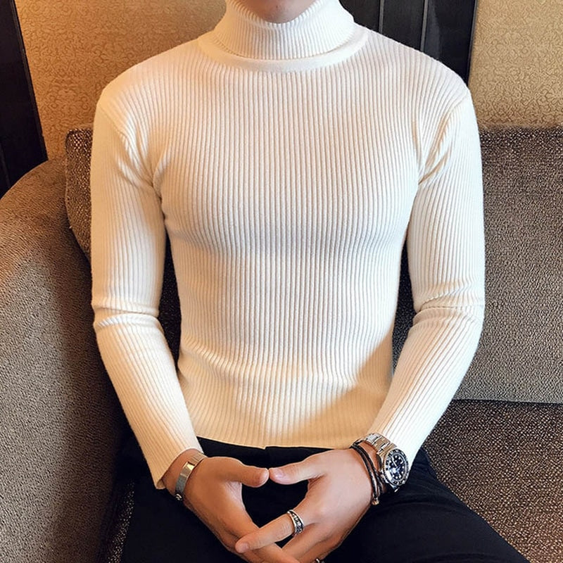 New Fashion Knitted Turtleneck Sweater 