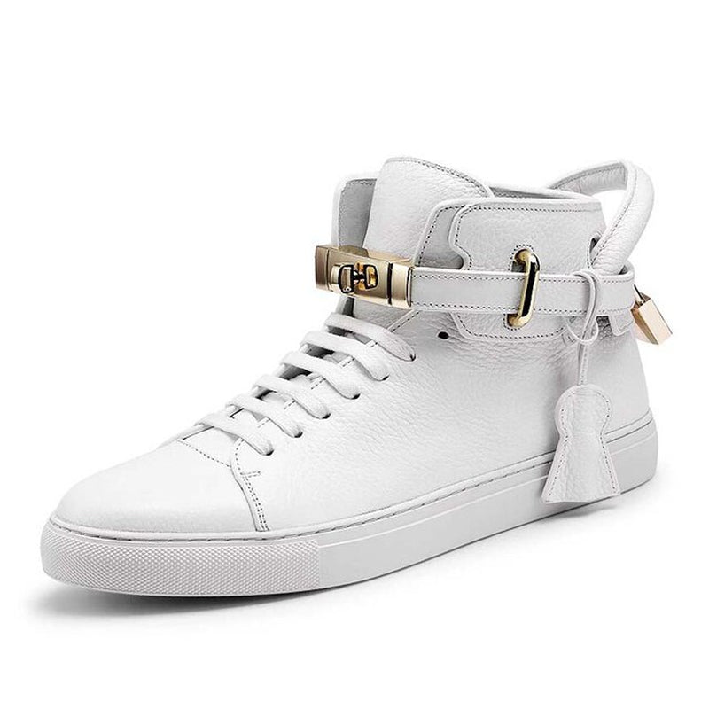 Men's Genuine Lux Leather Sneakers 