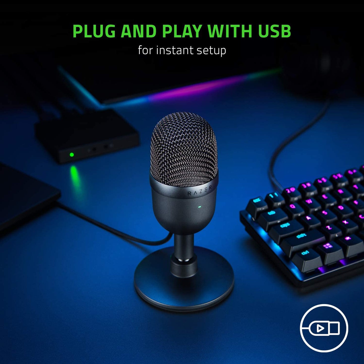 Seiren Mini USB Microphone - Professional Recording Quality for Podcast and Gaming