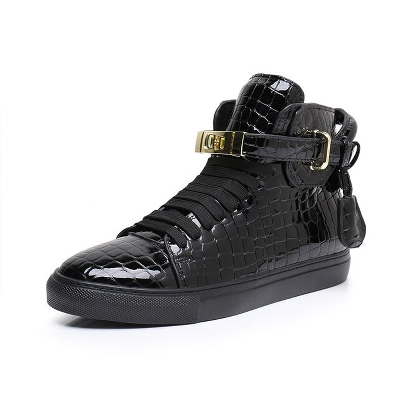 Men's Genuine Lux Leather Sneakers 