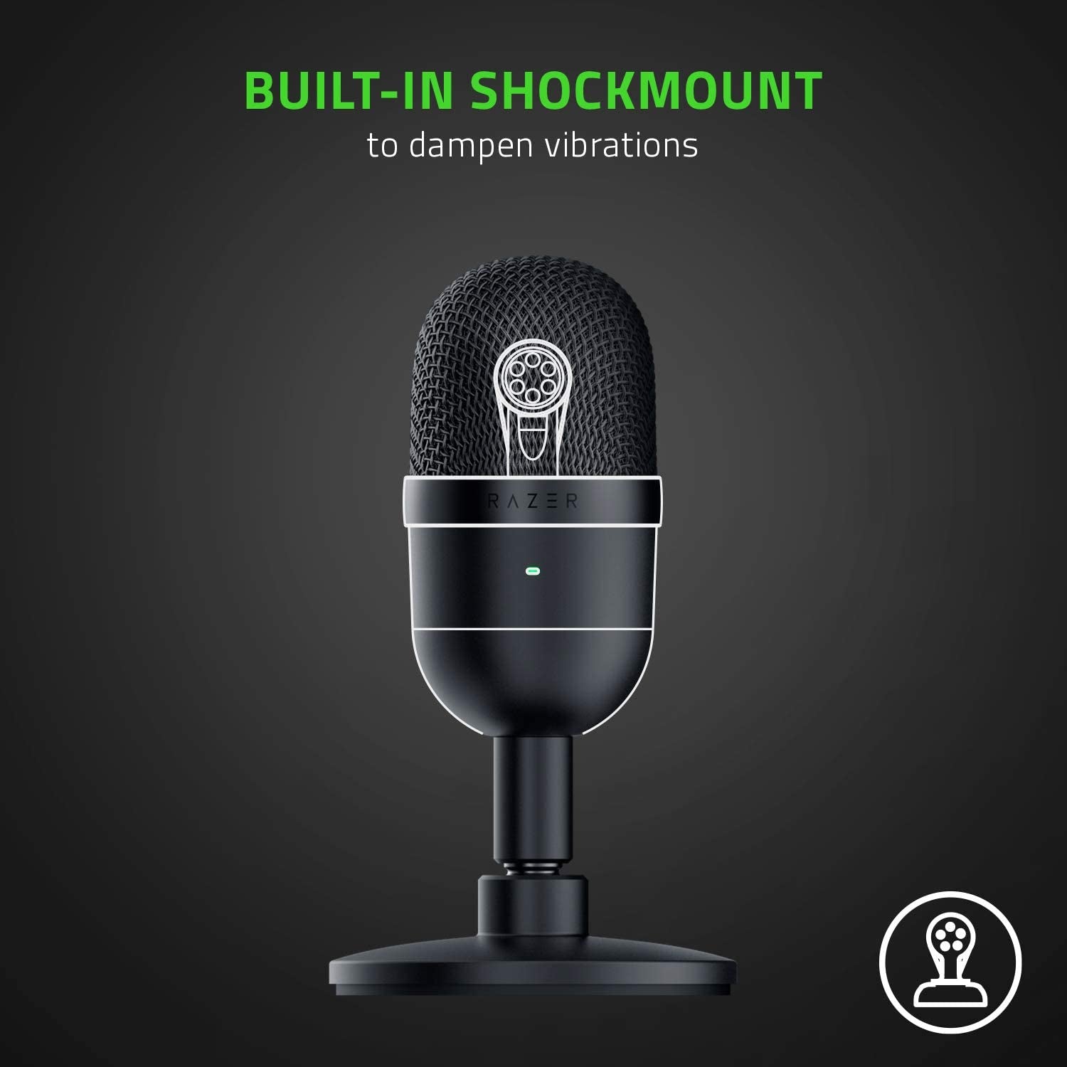 Seiren Mini USB Microphone - Professional Recording Quality for Podcast and Gaming