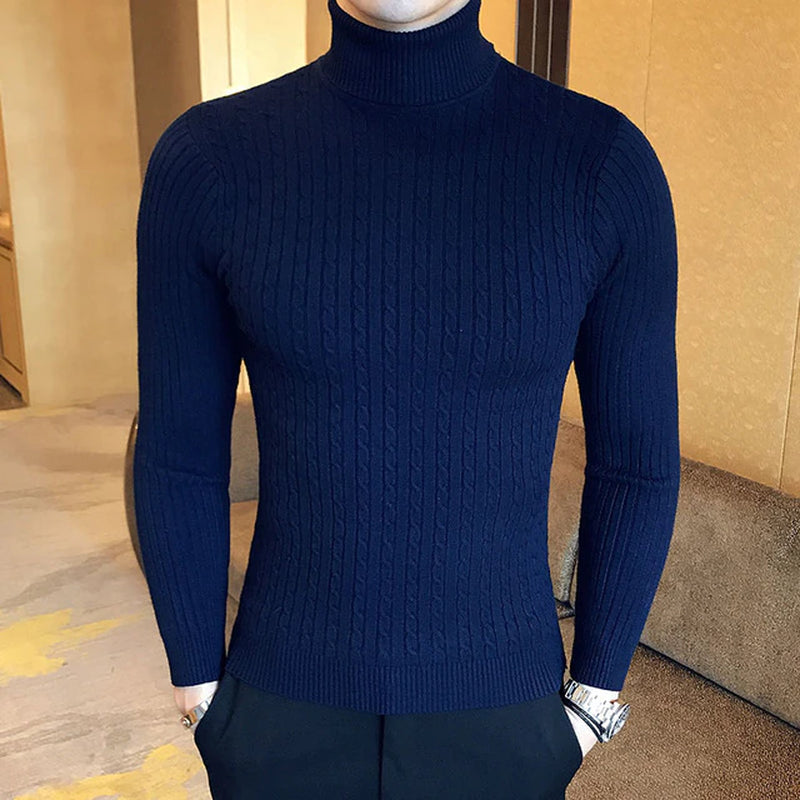 New Fashion Knitted Turtleneck Sweater 